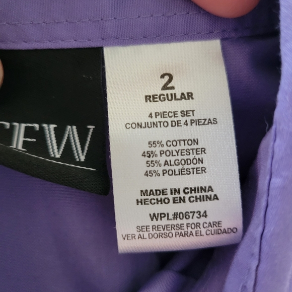 TFW Purple Cotton Blend Shirt With Vest. Size, 2T - Picture 2 of 5